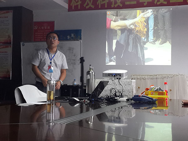 我司組織消防安全知識培訓 我司組織消防安全知識培訓